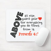 あなたのハートを守って下さい!! マウスパッド (マウス)