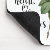 あなたのハートを守る – ヴィンテージバラ、箴言4:23 マウスパッド (コーナー)