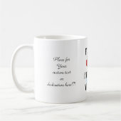 あなたのハートを後を追って下さいしかしあなたが付いているあなたの頭脳を取って下さい コーヒーマグカップ (左)