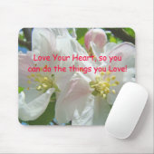 あなたのハートを愛して下さいそうすればあなたが愛する事をすることができます! マウスパッド (マウス)