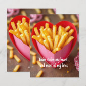 あなたのハートを盗んだ… そして私のフライドポテトのほとんどを！ シーズンカード (正面/裏面)