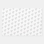 あなたのハートを薄緑のクリスマスにする ラッピングペーパーシート (正面)