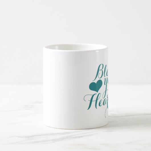あなたのハートを賛美して下さい コーヒーマグカップ (中央)