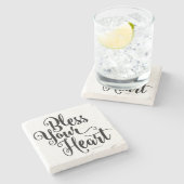 あなたのハートを賛美して下さい ストーンコースター (横)