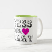 あなたのハートを賛美して下さい ツートーンマグカップ (正面右)