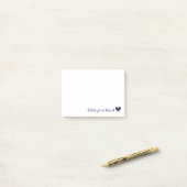 あなたのハートを賛美して下さい ポストイット (デスク上)