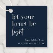 あなたのハートを軽い休日にする フェイバータグ (正面)