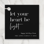 あなたのハートを軽い休日にする フェイバータグ (正面)