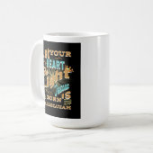 あなたのハートを軽くしなさい、イエスは生まれ、ハレルヤ コーヒーマグカップ (正面左)
