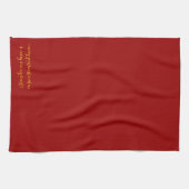 あなたのハートを運んで下さい キッチンタオル (横)