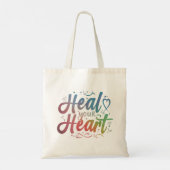 あなたのハートトートバッグを癒す トートバッグ (裏面)