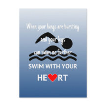 あなたのハートハガキと一緒に泳感動的ぐ