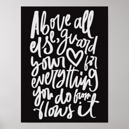 あなたのハートバイブル聖なる書物、 経典ポスターを守る ポスター (正面)