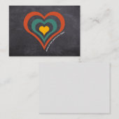 あなたのハートバイブル聖句レトロキリスト教のノートを守る ノートカード (正面/裏面)