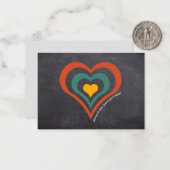 あなたのハートバイブル聖句レトロキリスト教のノートを守る ノートカード (正面/裏面インサイチュ)