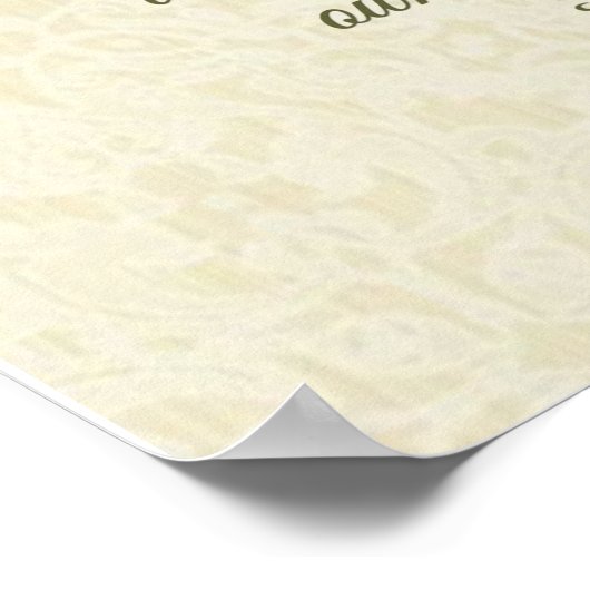 あなたのハートピンクのバラで主を信頼 ポスター (角)