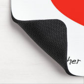 あなたのハート割り当てられる悩まされていたマウスパッドがあないで下さい マウスパッド (コーナー)