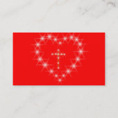 あなたのハート名刺のキリスト 名刺 (裏面)