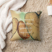 あなたのハート引用文の声 クッション (ブランケット)