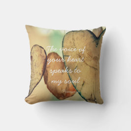 あなたのハート引用文の声 クッション