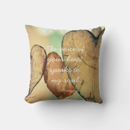 あなたのハート引用文の声 クッション