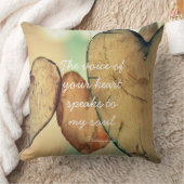 あなたのハート引用文の声 クッション (ブランケット)