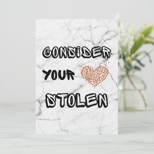 あなたのハート盗まれたバレンタインデーのカードを考える シーズンカード (スタンド正面)