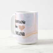 あなたのハート盗まれたバレンタインデーのコーヒーを考える コーヒーマグカップ (正面左)