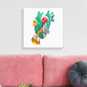 あなたのハート キャンバスプリント (インサイチュ (リビング))