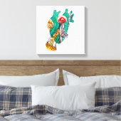 あなたのハート キャンバスプリント (インサイチュ (寝室))