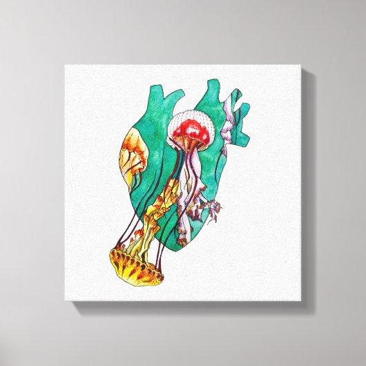 あなたのハート キャンバスプリント (正面)