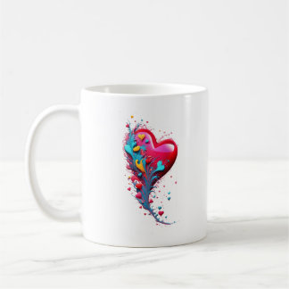 あなたのハートIIで彼女に届く コーヒーマグカップ