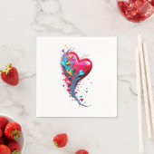 あなたのハートIIで彼女に届く スタンダードカクテルナプキン (インサイチュ)