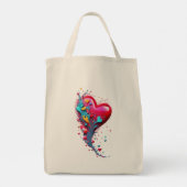 あなたのハートIIで彼女に届く トートバッグ (裏面)