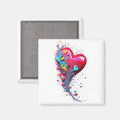 あなたのハートIIで彼女に届く マグネット (正面/裏面)