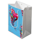 あなたのハートIIで彼女に届く ミディアムペーパーバッグ (正面アングル)