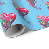 あなたのハートIIで彼女に届く ラッピングペーパー (ロールコーナー)