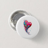 あなたのハートIIで彼女に届く 缶バッジ (正面&裏面)