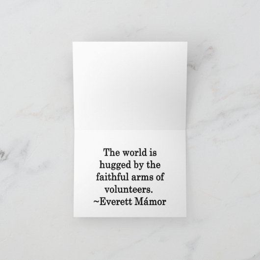 あなたのハードワークをありがとう サンキューカード (内部)