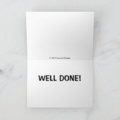 あなたのハードワークを離れた帽子 カード (内部)