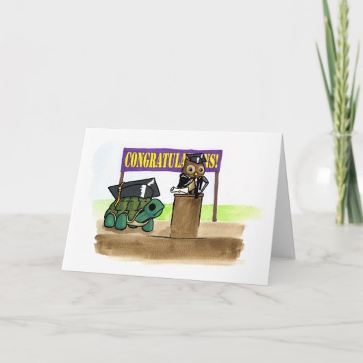 あなたのハードワークを離れた帽子 カード (正面)