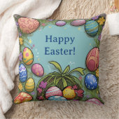 あなたのバスケットを喜びイースター装飾用クッションで満たす クッション (ブランケット)