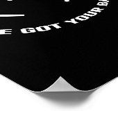 あなたのバック得ハロウィーンスケルトンスカル ポスター (角)