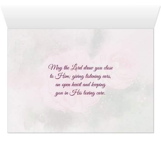 あなたのバラカードへのPhilippiansの1:2の優美そして平和 (内部横(下))