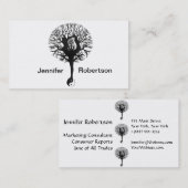 あなたのバランスおよび調和で、制御して下さい 名刺 (正面/裏面)