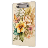 あなたのバレンタインのための黄色い花束の花束 クリップボード (左)