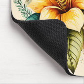 あなたのバレンタインのための黄色い花束の花束 マウスパッド (コーナー)