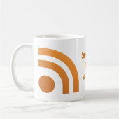 あなたのバレンタインのハートの点のマグを予約購読しました コーヒーマグカップ (左)