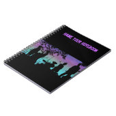 あなたのバンドをパーソナライズな音楽ノートと挙げて下さい ノートブック (左側)