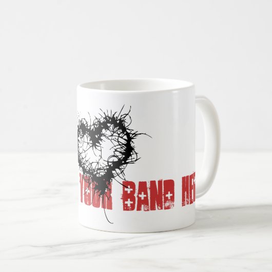 あなたのバンドを愛して下さい コーヒーマグカップ (正面右)